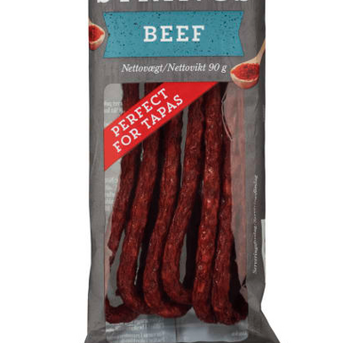 Salami Snacks Beef Strings Gøl 90g